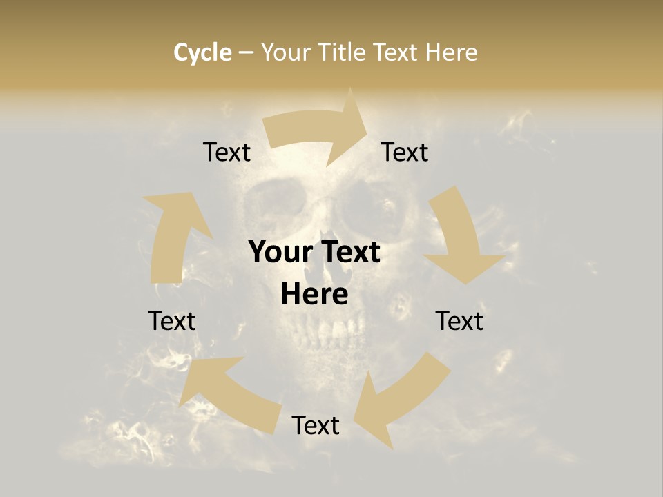 Bikers Weird Goth PowerPoint Template