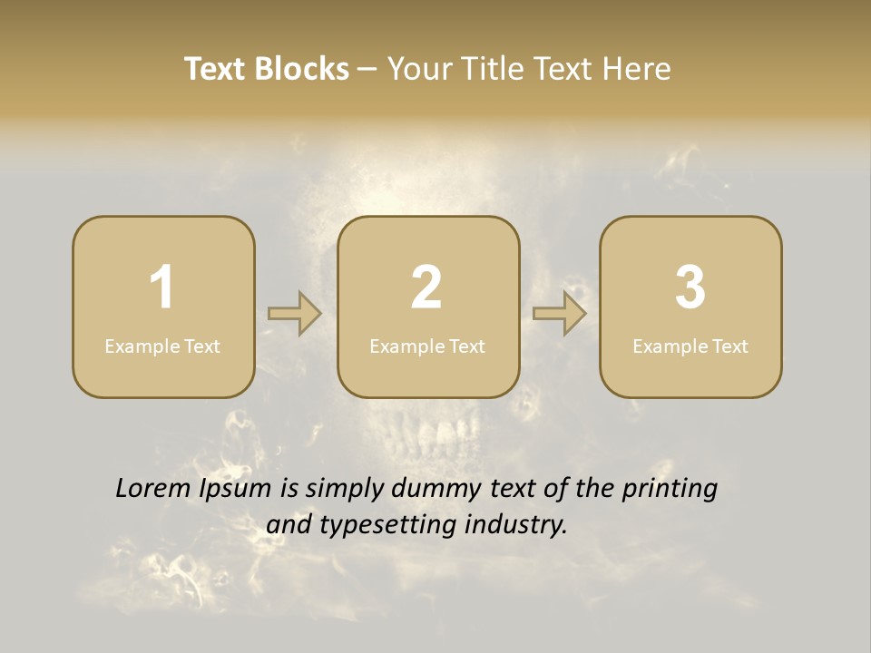 Bikers Weird Goth PowerPoint Template