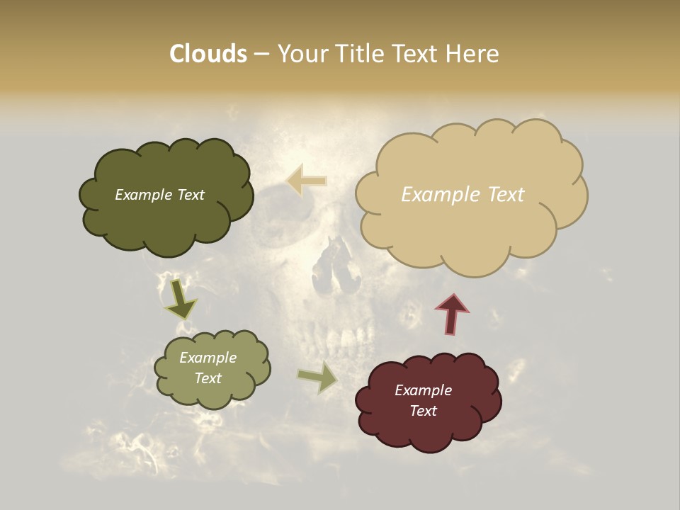 Bikers Weird Goth PowerPoint Template