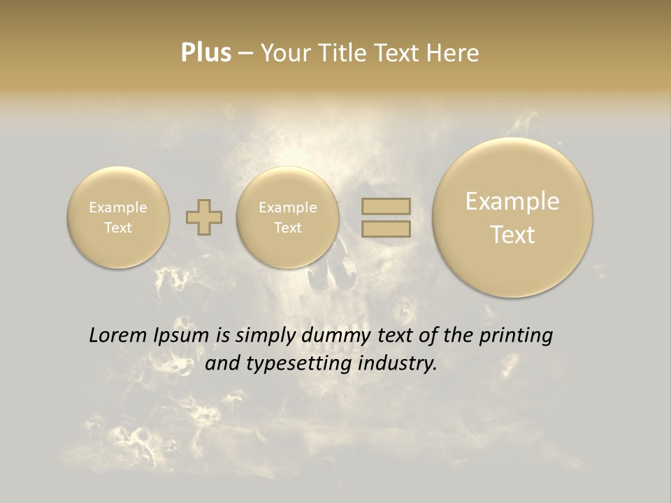 Bikers Weird Goth PowerPoint Template
