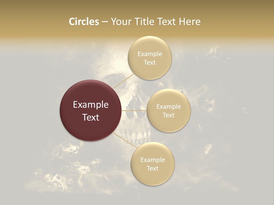 Bikers Weird Goth PowerPoint Template