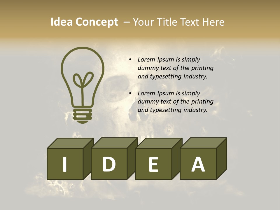 Bikers Weird Goth PowerPoint Template