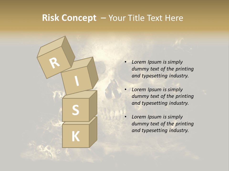 Bikers Weird Goth PowerPoint Template