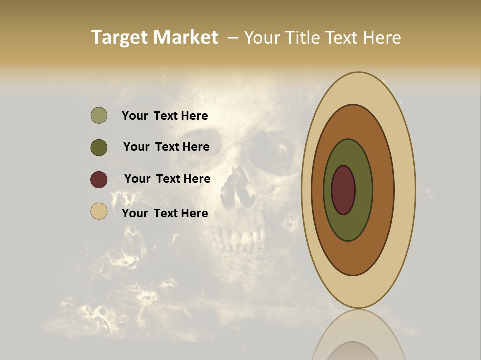 Bikers Weird Goth PowerPoint Template