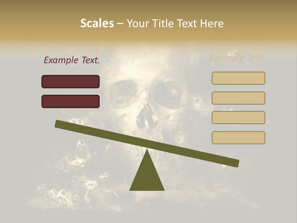 Bikers Weird Goth PowerPoint Template