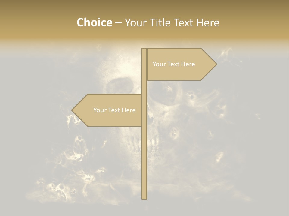 Bikers Weird Goth PowerPoint Template