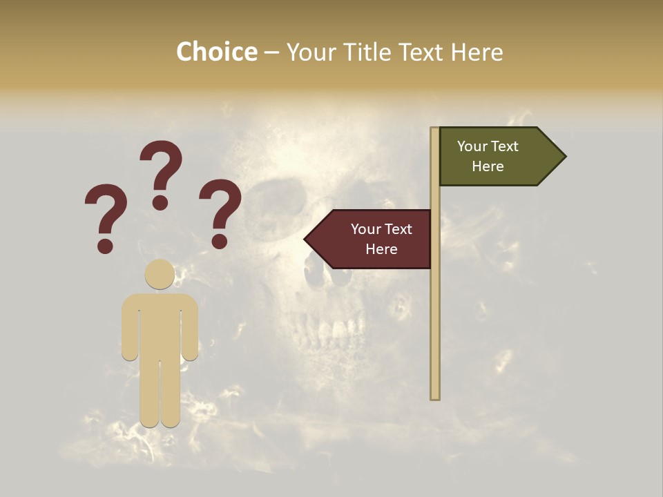 Bikers Weird Goth PowerPoint Template