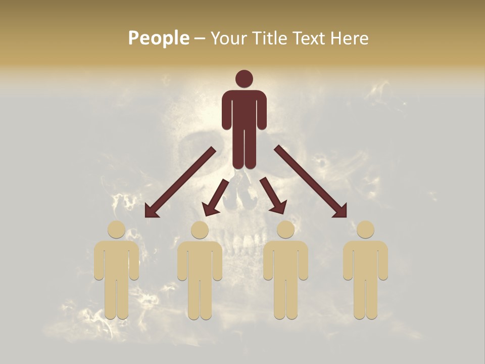 Bikers Weird Goth PowerPoint Template