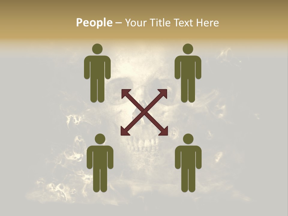 Bikers Weird Goth PowerPoint Template