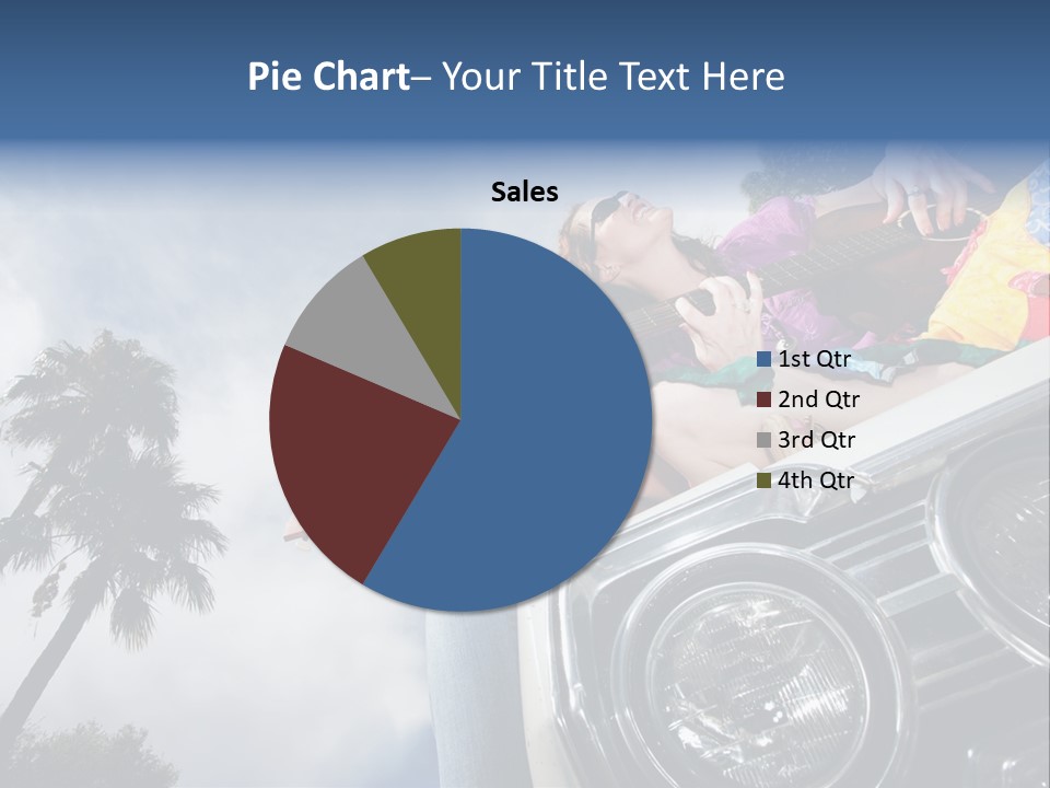 A Couple Of People That Are Sitting In The Back Of A Car PowerPoint Template