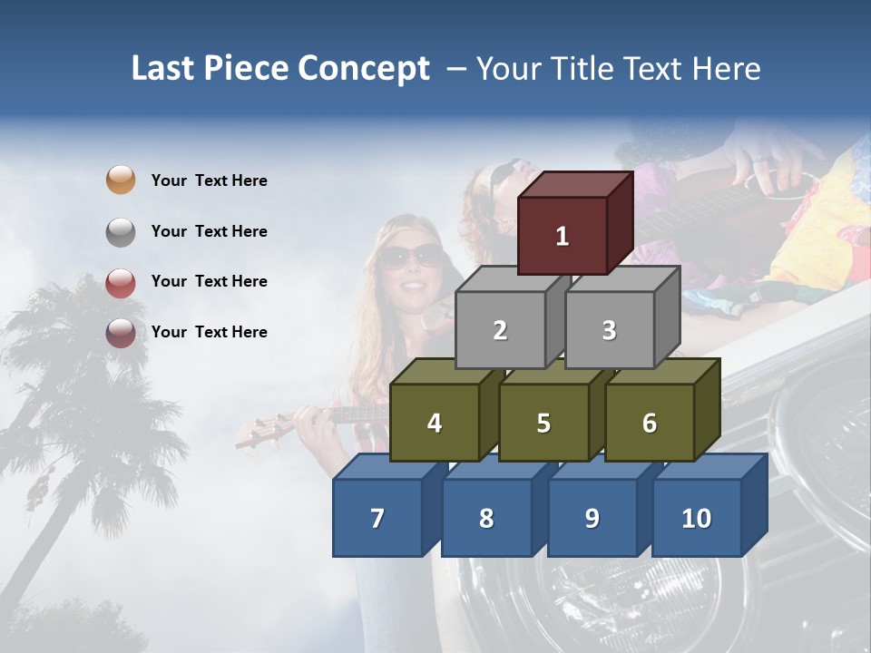 A Couple Of People That Are Sitting In The Back Of A Car PowerPoint Template