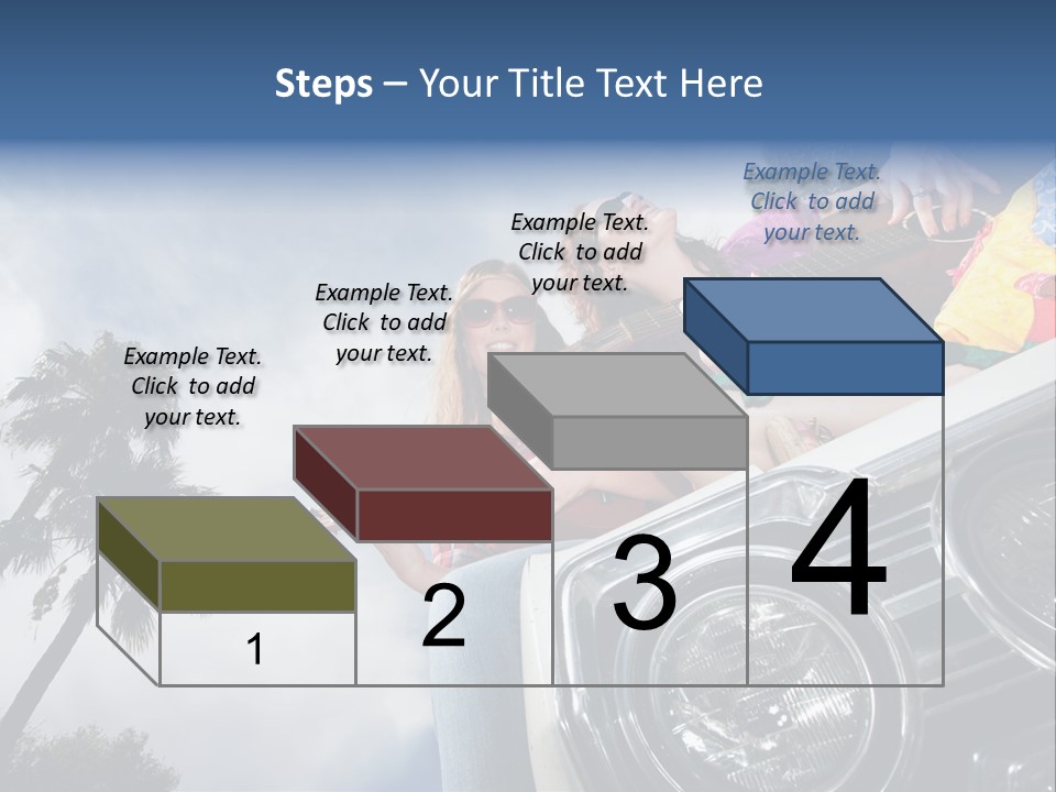 A Couple Of People That Are Sitting In The Back Of A Car PowerPoint Template