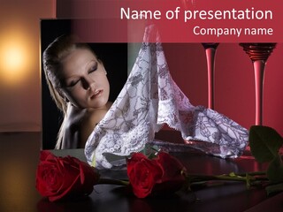 Beauty Hot Panties PowerPoint Template