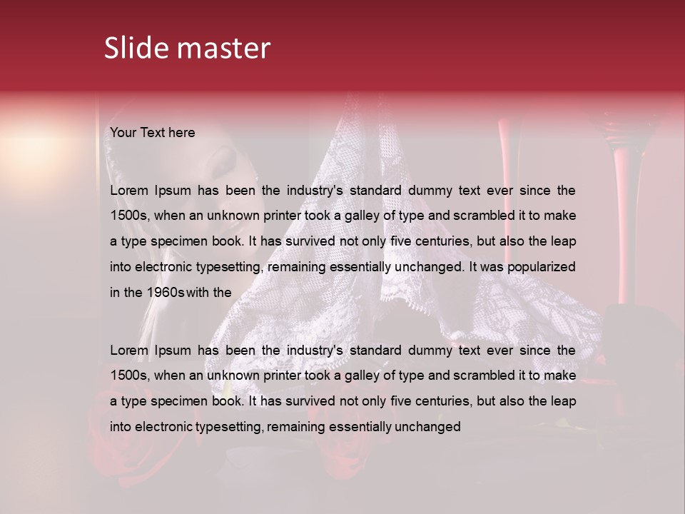 Beauty Hot Panties PowerPoint Template