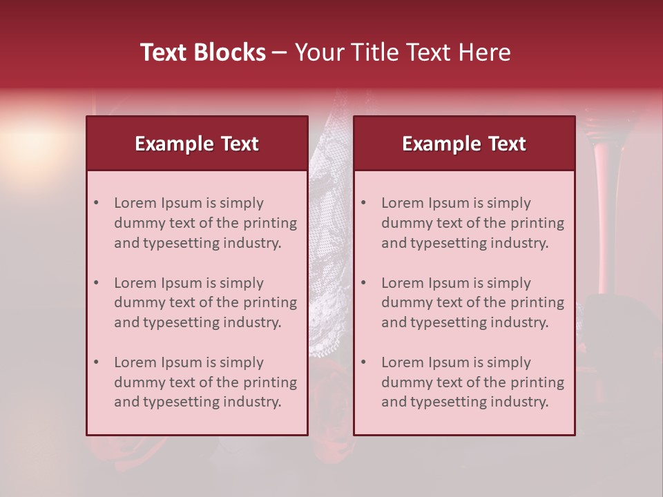 Beauty Hot Panties PowerPoint Template