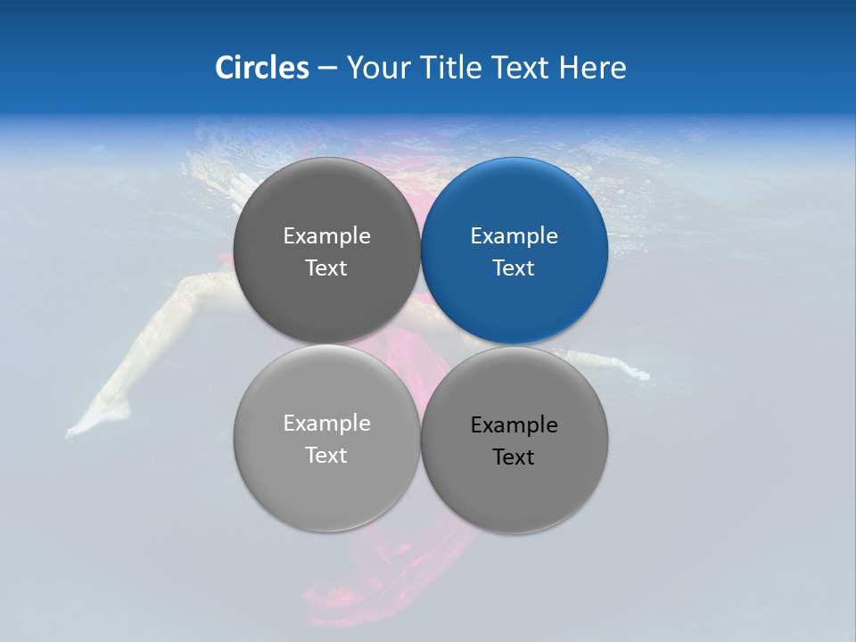 Swim Motion Reflection PowerPoint Template