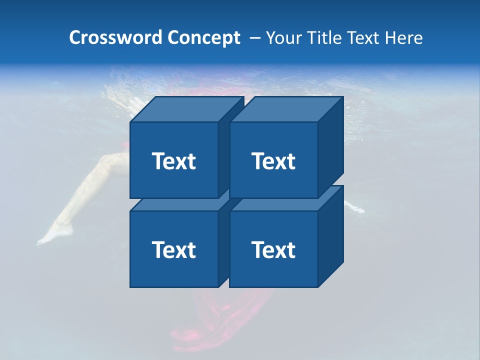 Swim Motion Reflection PowerPoint Template