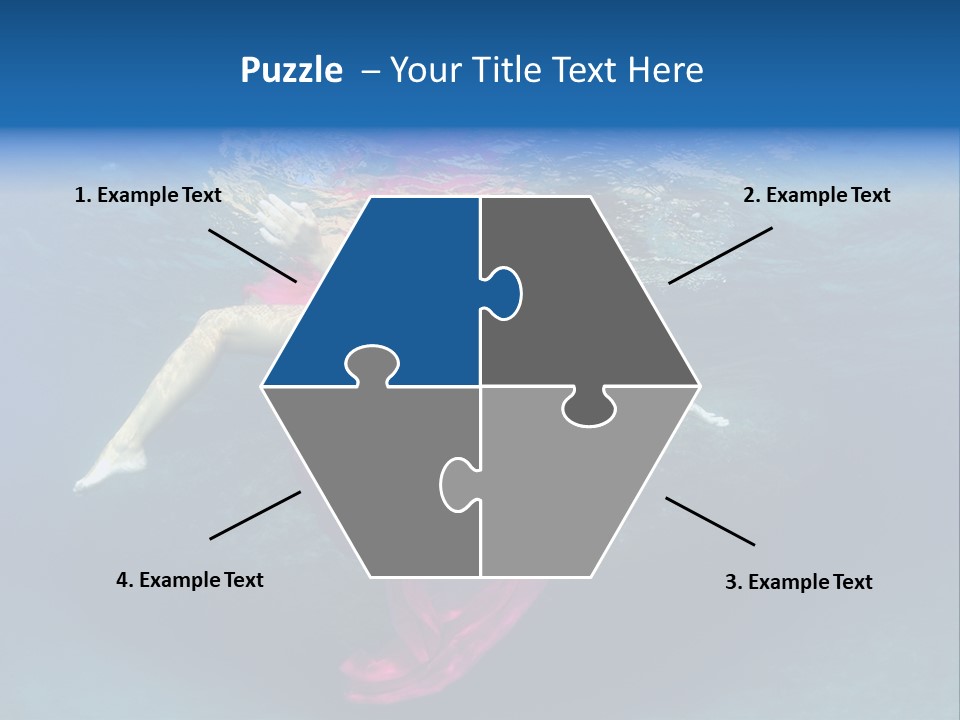 Swim Motion Reflection PowerPoint Template