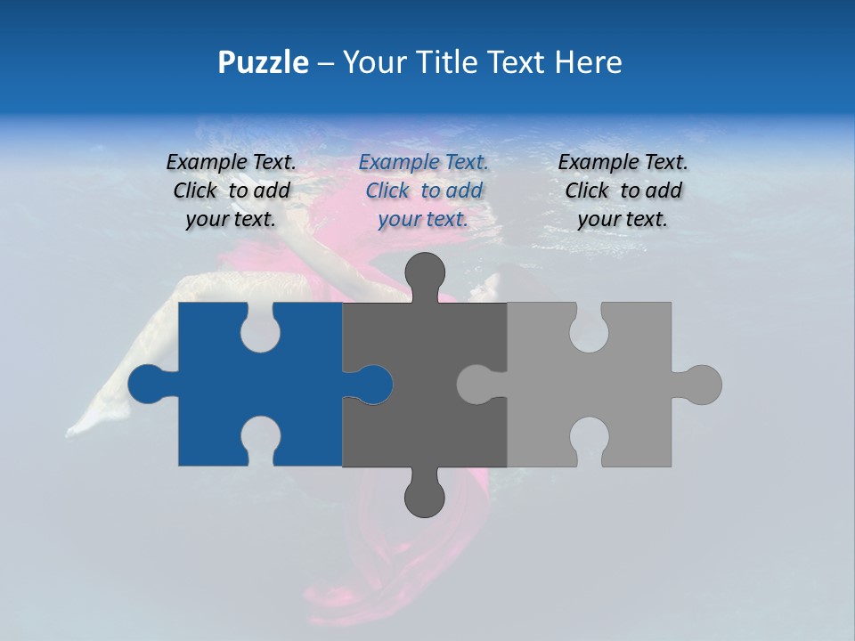 Swim Motion Reflection PowerPoint Template