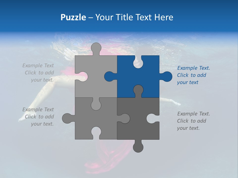 Swim Motion Reflection PowerPoint Template