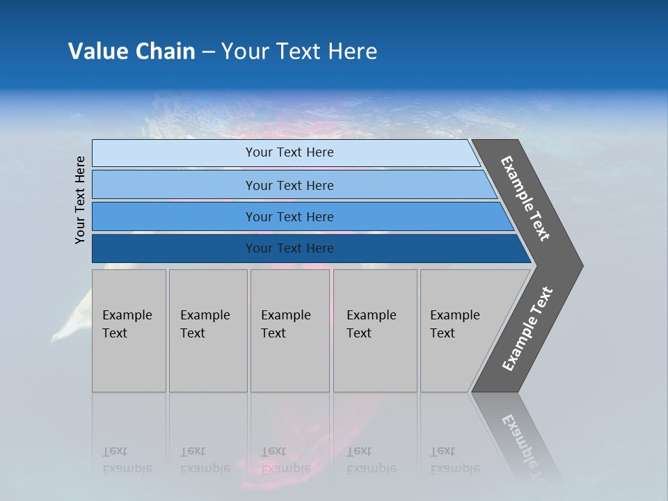 Swim Motion Reflection PowerPoint Template