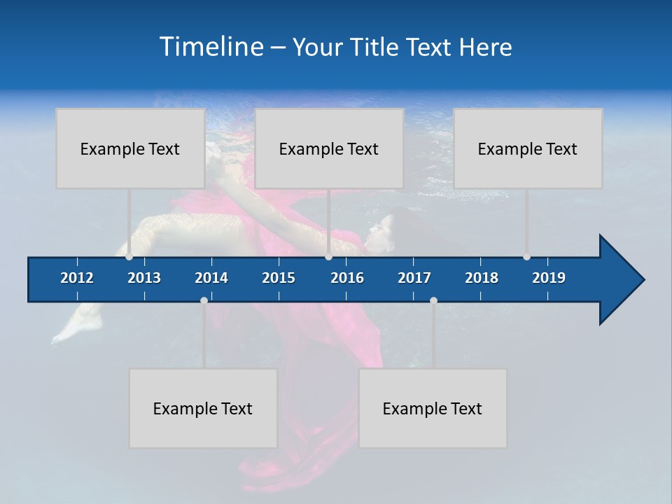Swim Motion Reflection PowerPoint Template