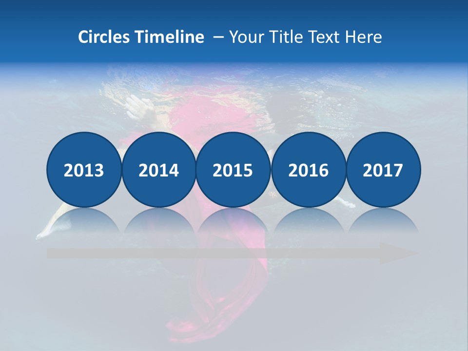 Swim Motion Reflection PowerPoint Template