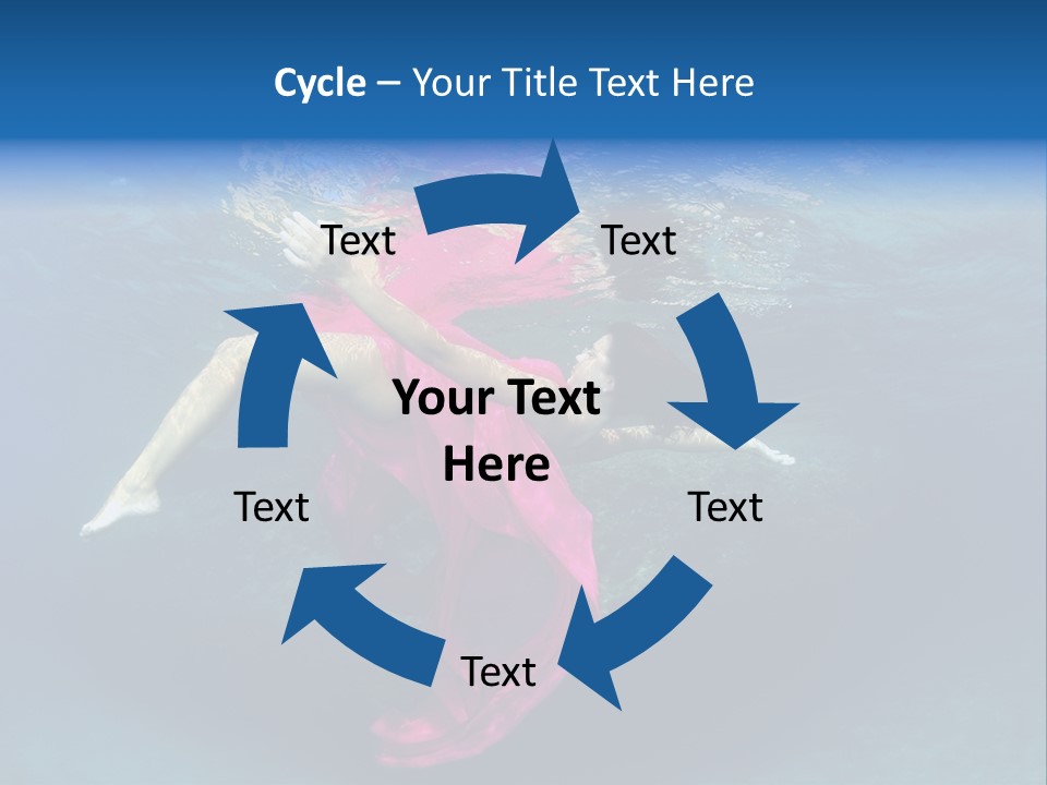 Swim Motion Reflection PowerPoint Template
