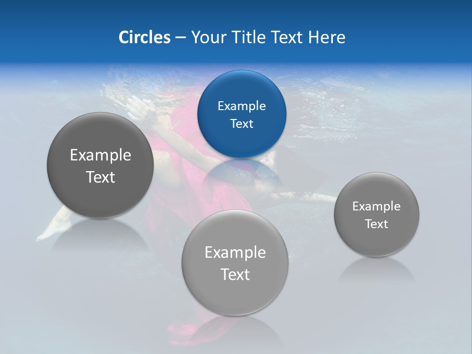 Swim Motion Reflection PowerPoint Template