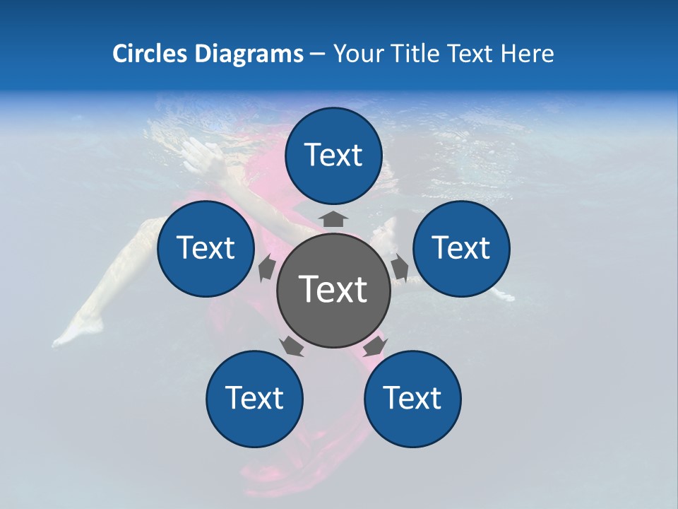 Swim Motion Reflection PowerPoint Template