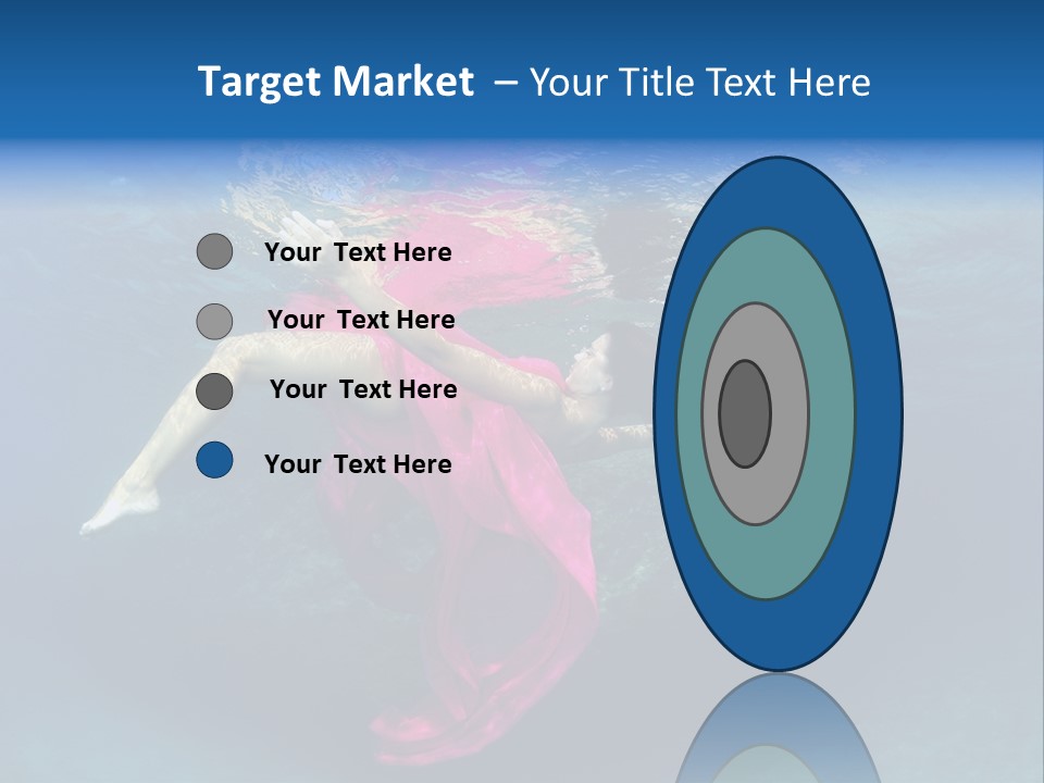 Swim Motion Reflection PowerPoint Template