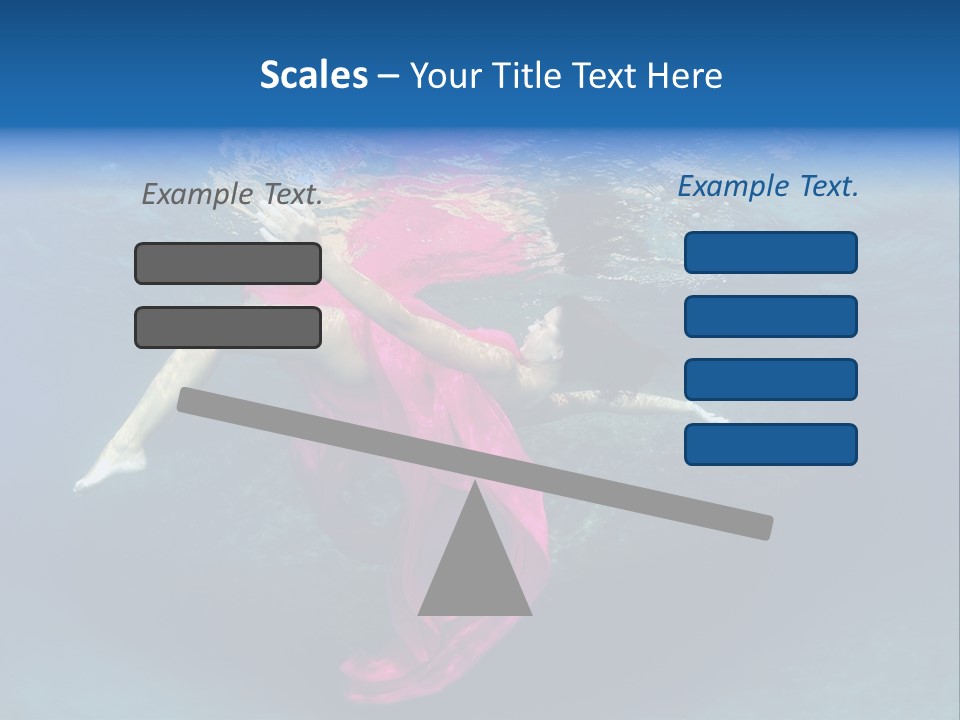 Swim Motion Reflection PowerPoint Template