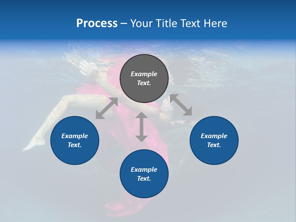 Swim Motion Reflection PowerPoint Template