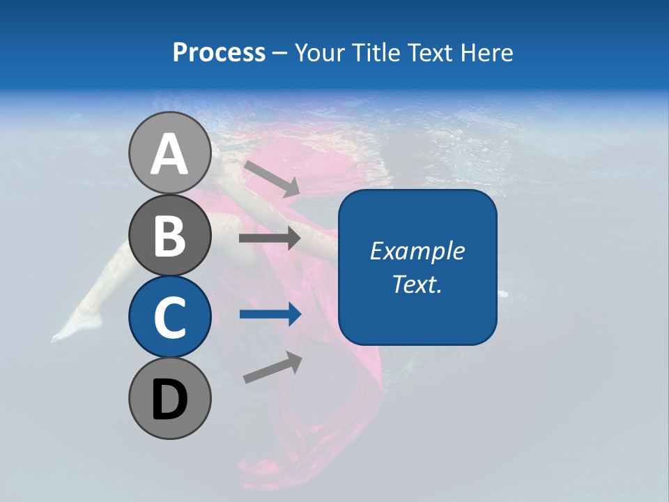 Swim Motion Reflection PowerPoint Template
