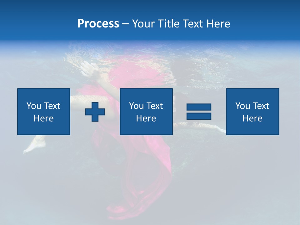 Swim Motion Reflection PowerPoint Template