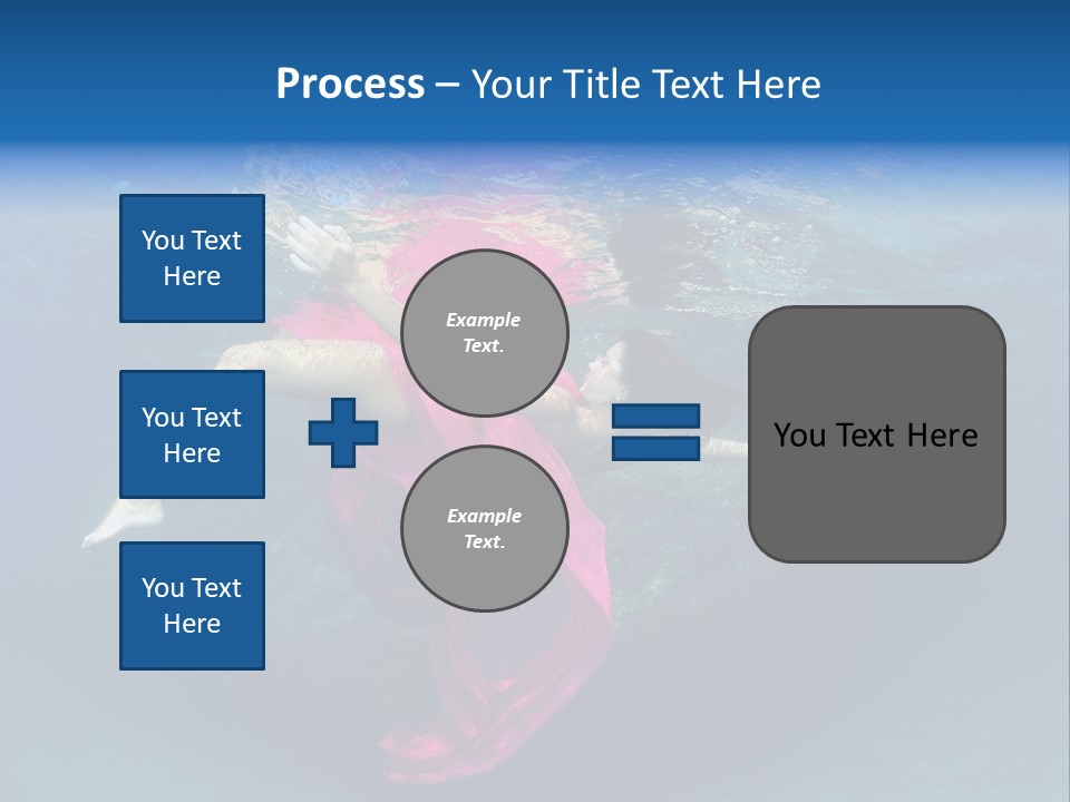 Swim Motion Reflection PowerPoint Template