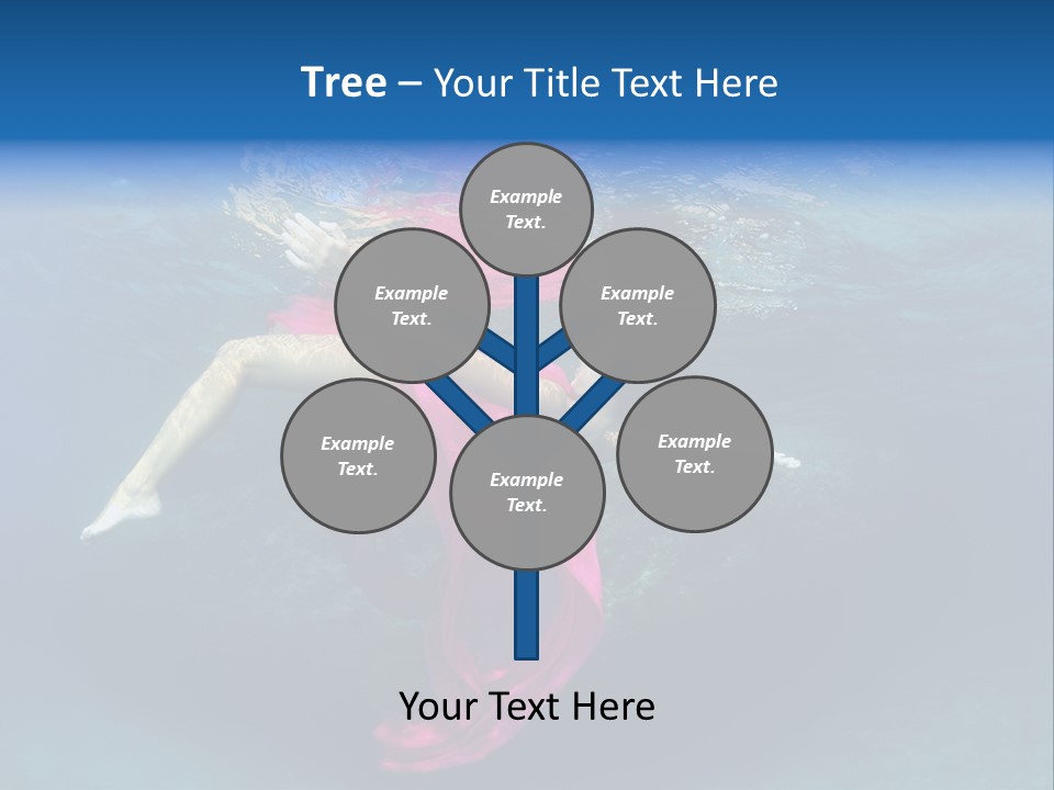 Swim Motion Reflection PowerPoint Template