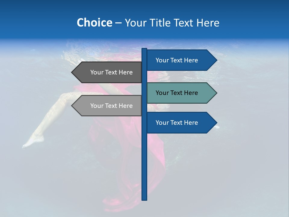 Swim Motion Reflection PowerPoint Template