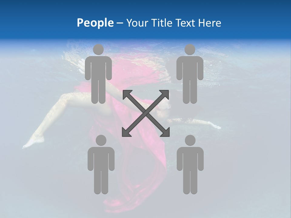 Swim Motion Reflection PowerPoint Template