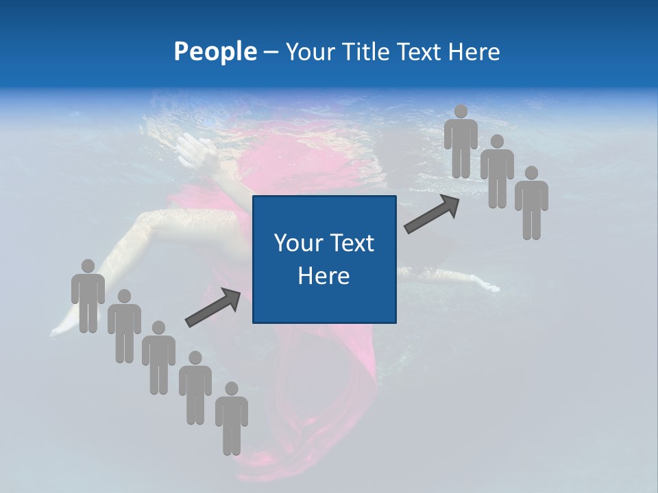 Swim Motion Reflection PowerPoint Template