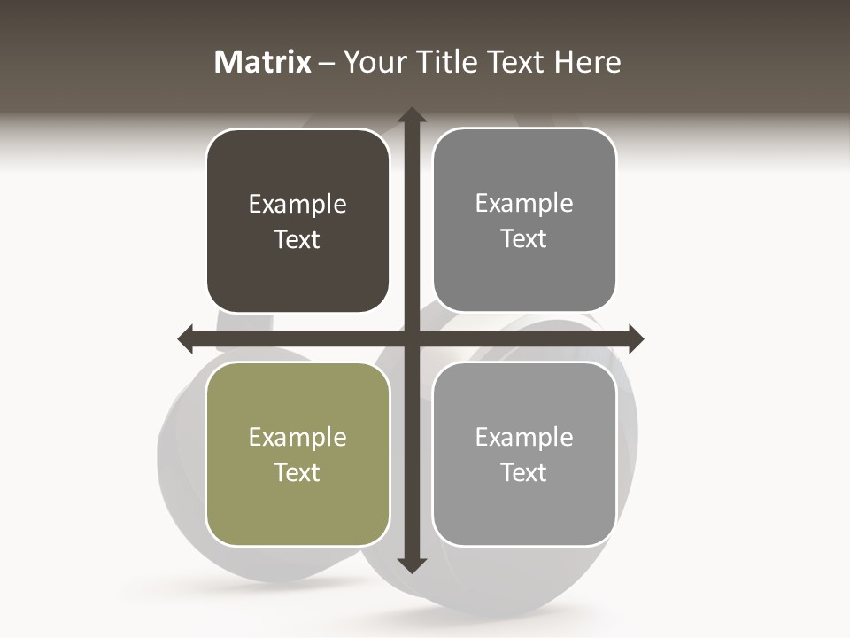 A Pair Of Headphones On A White Background PowerPoint Template