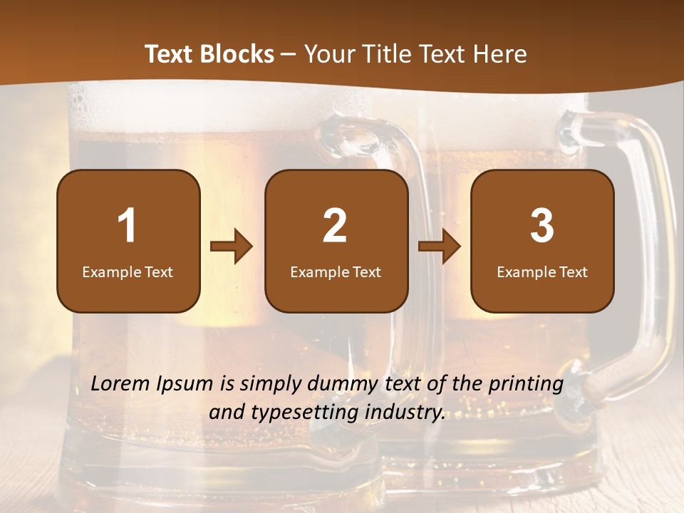 Beer Alcohol Restaurant PowerPoint Template