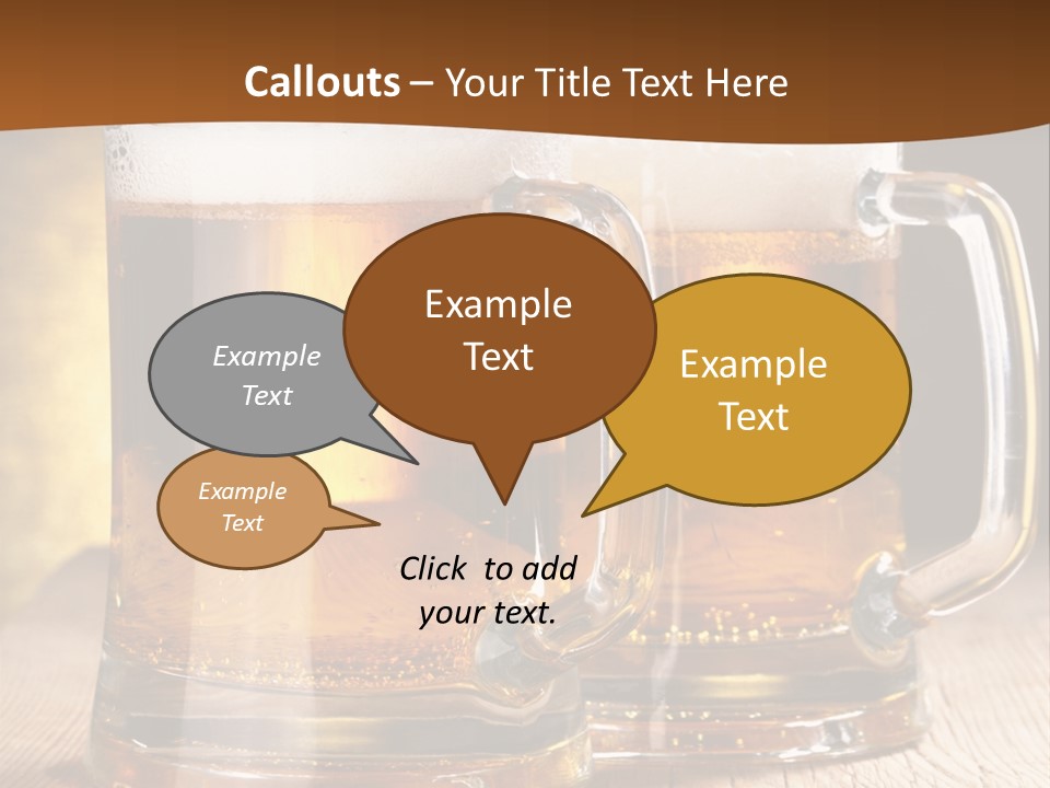 Beer Alcohol Restaurant PowerPoint Template