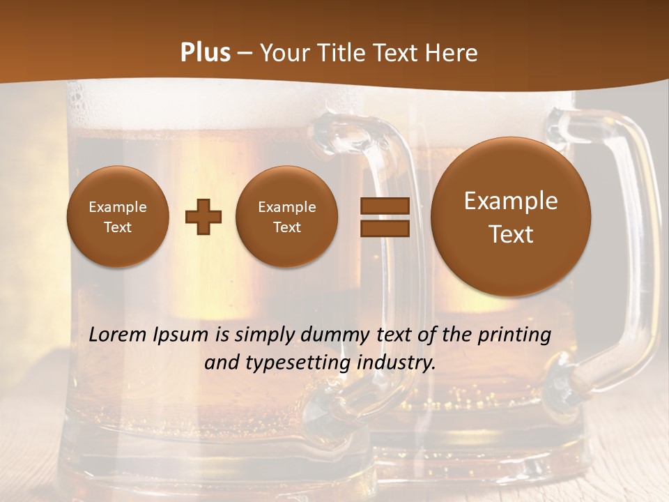 Beer Alcohol Restaurant PowerPoint Template