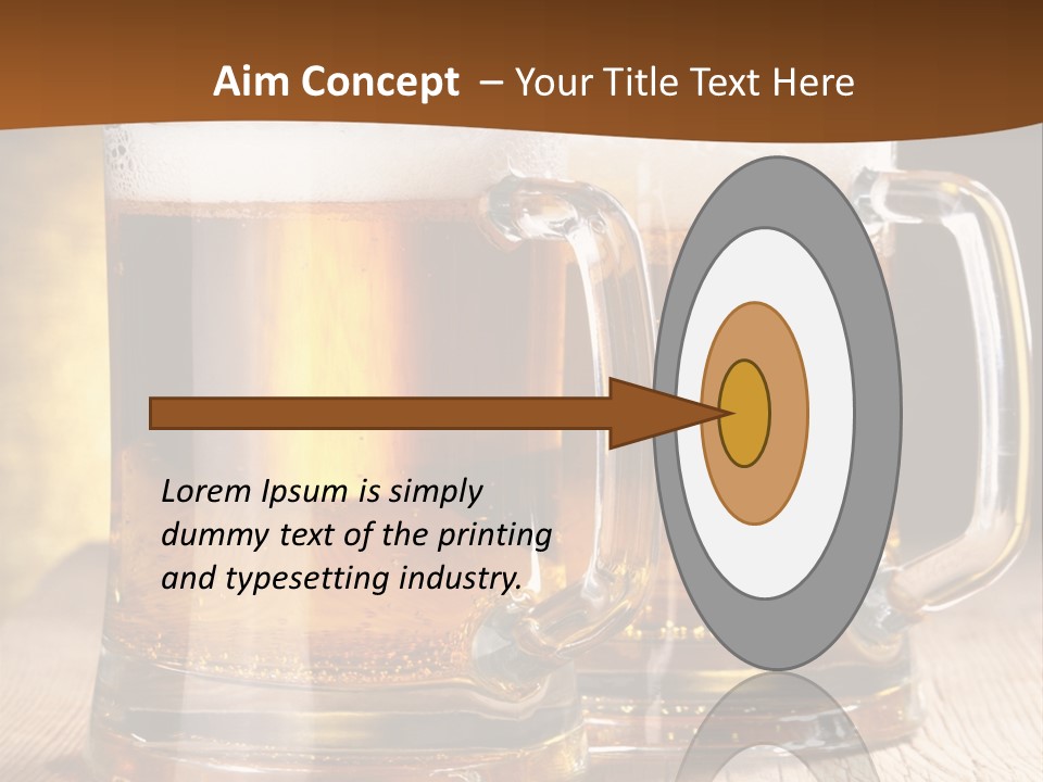 Beer Alcohol Restaurant PowerPoint Template