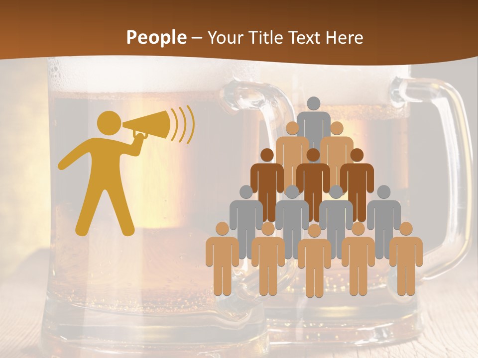 Beer Alcohol Restaurant PowerPoint Template