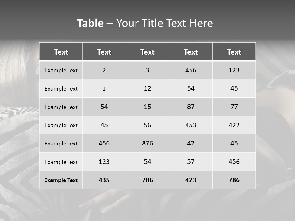 Elegance Youth Desire PowerPoint Template