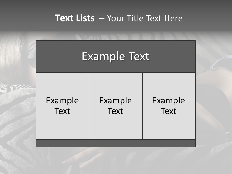 Elegance Youth Desire PowerPoint Template