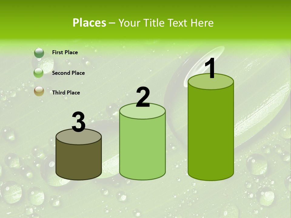 Summer Plant Dew PowerPoint Template