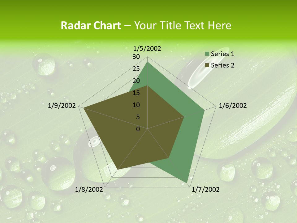 Summer Plant Dew PowerPoint Template